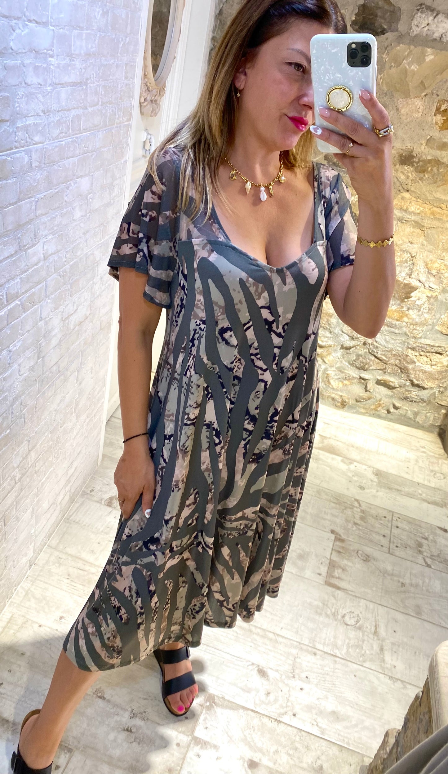 Vestido Camuflaje - Veronique
