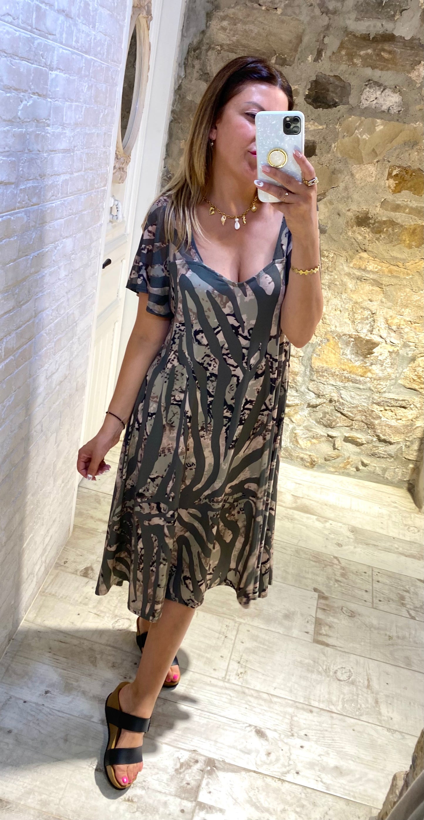 Vestido Camuflaje - Veronique