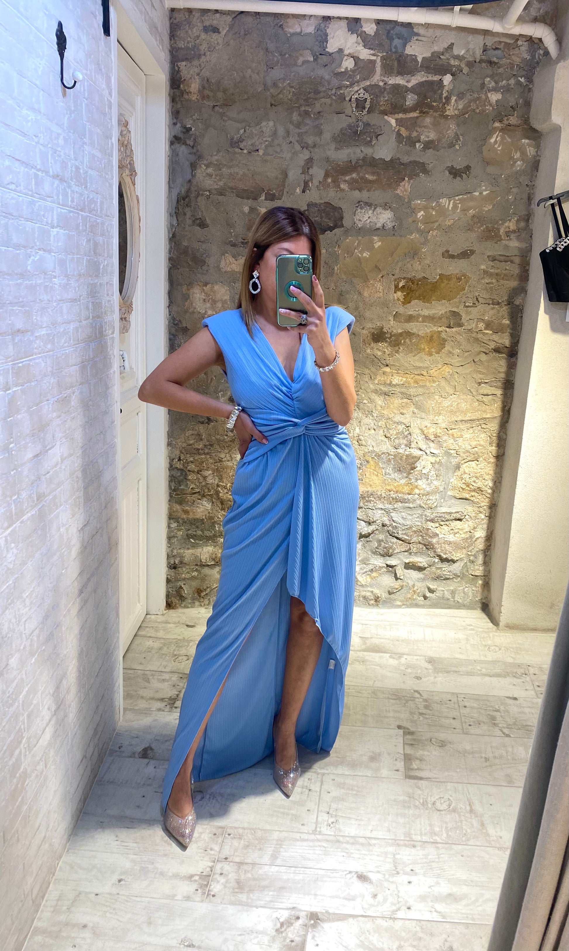 Vestido Nerea Azul - Veronique