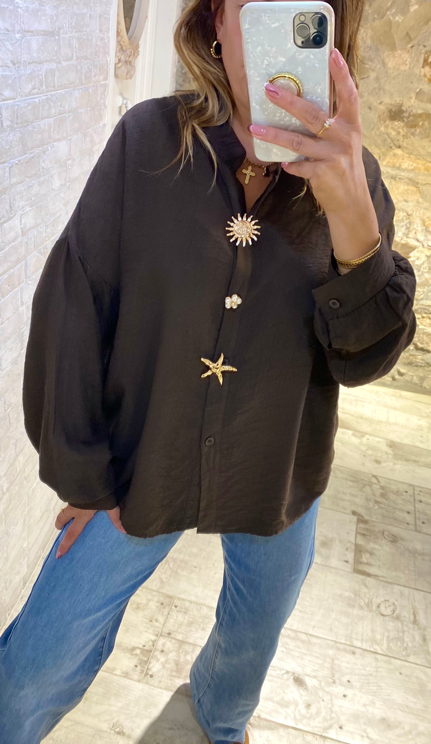 Blusa Chocolate Sol - Veronique