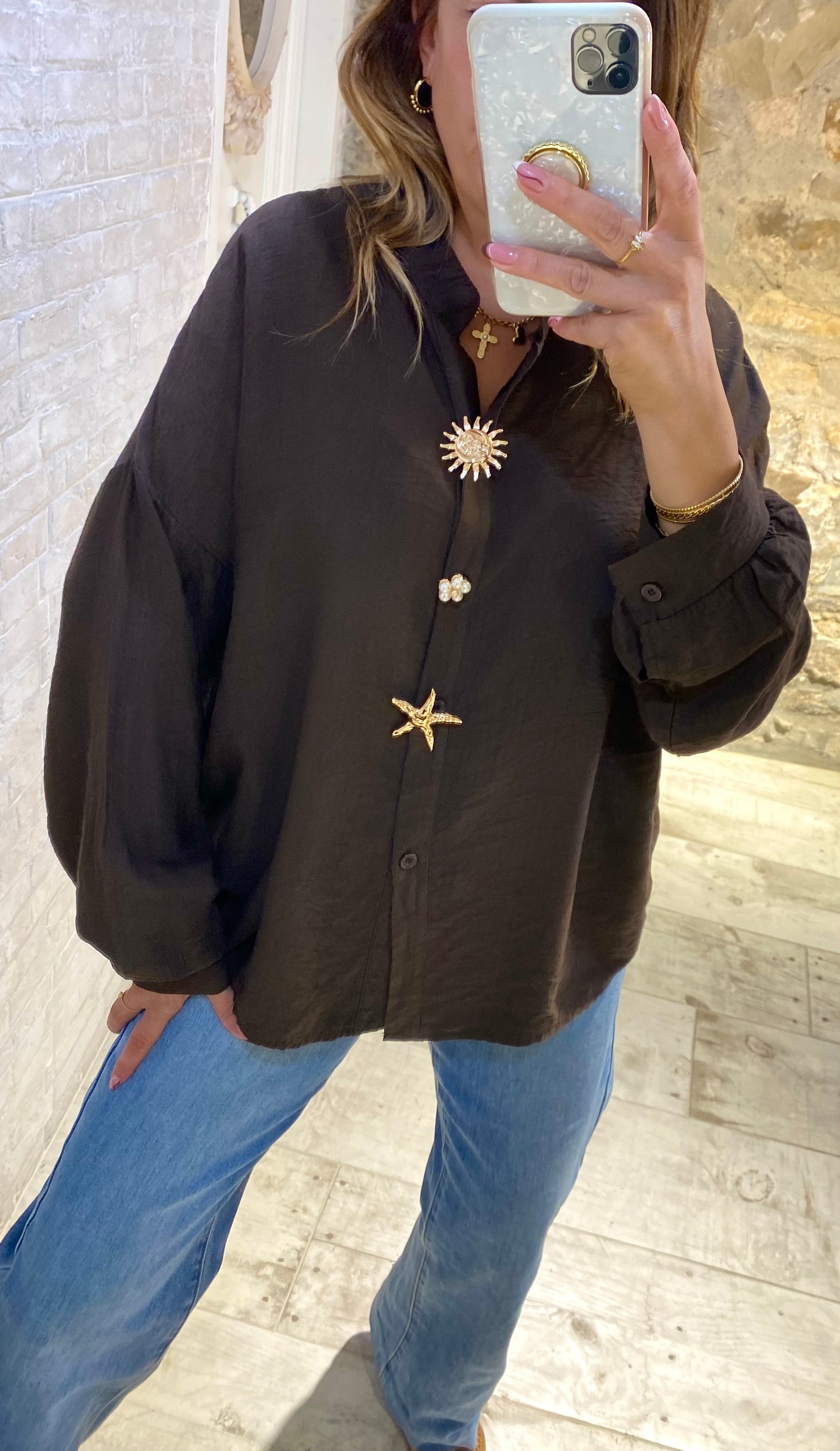 Blusa Chocolate Sol - Veronique