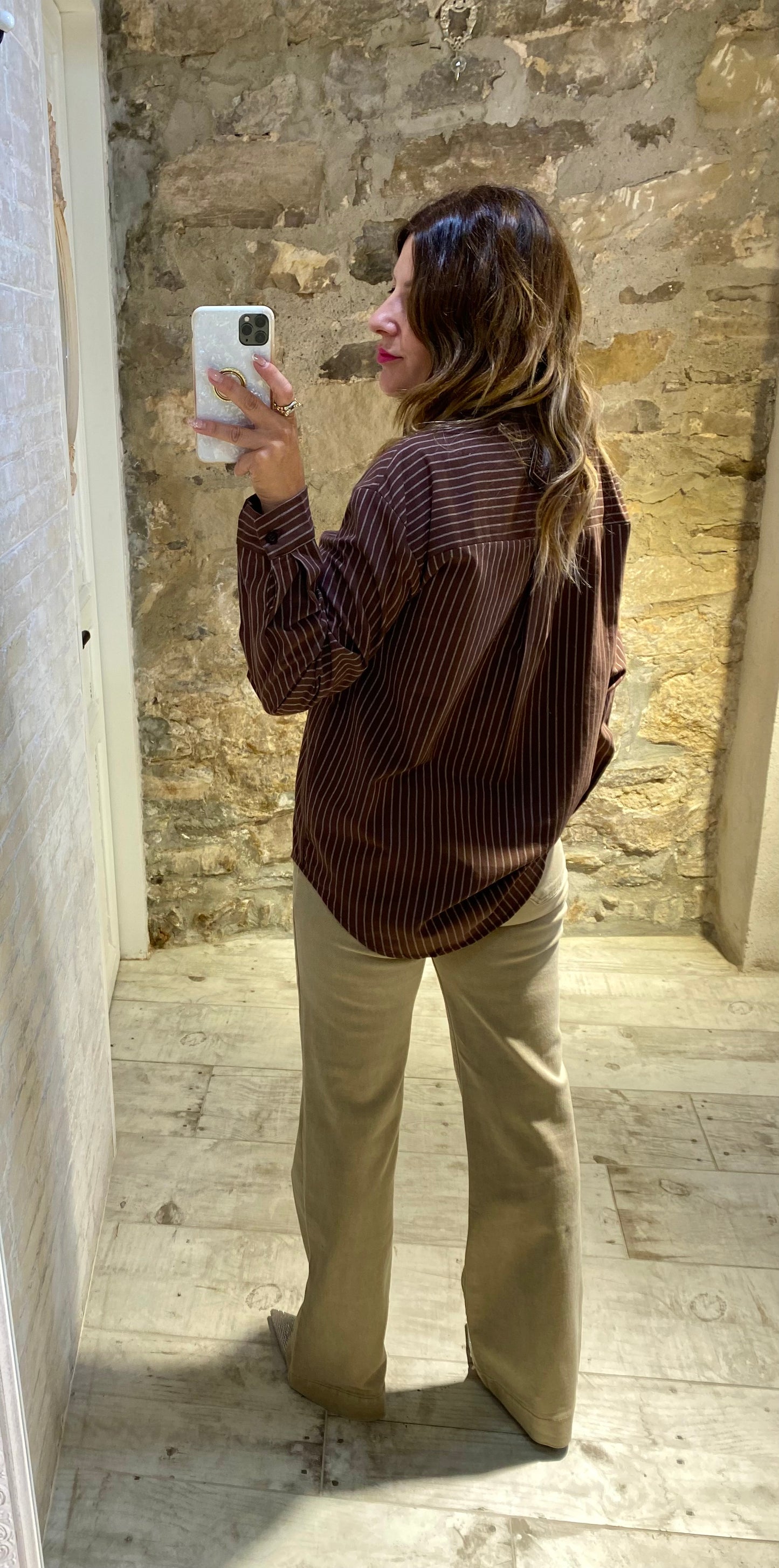 Blusa rayas Chocolate 3 corazones - Veronique