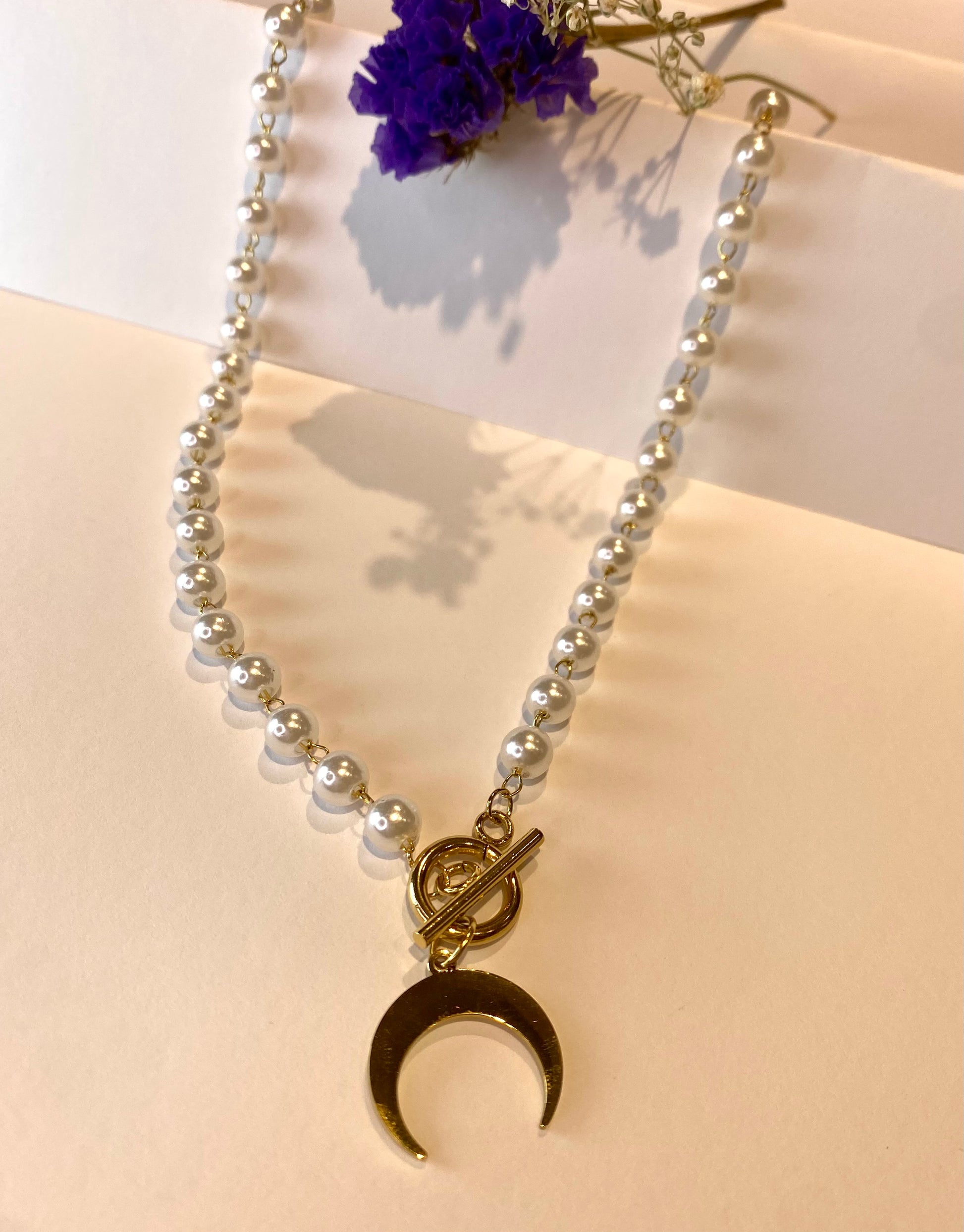 Collar Luna con Perlas - Veronique