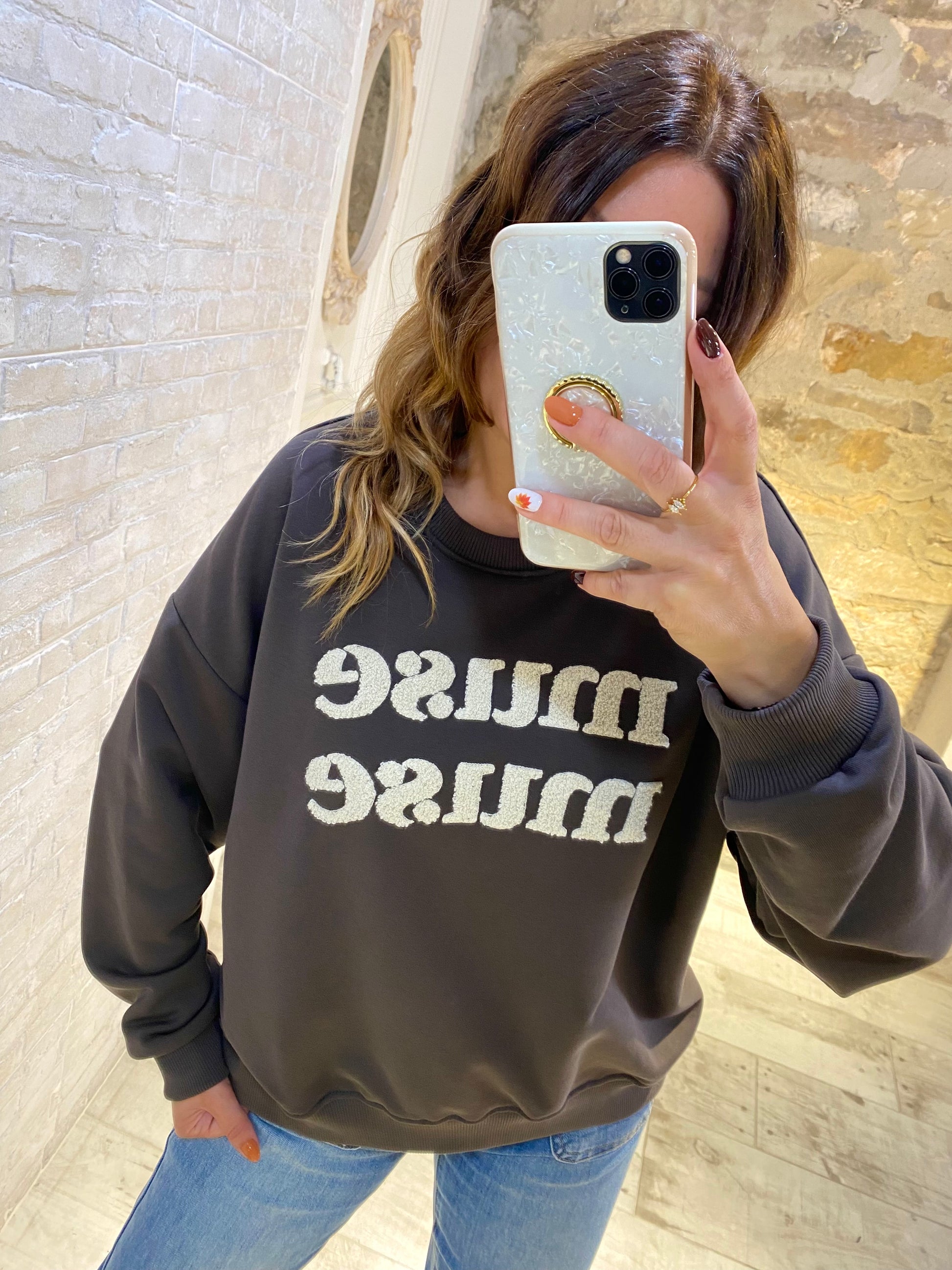 Sudader Marrón muse - Veronique