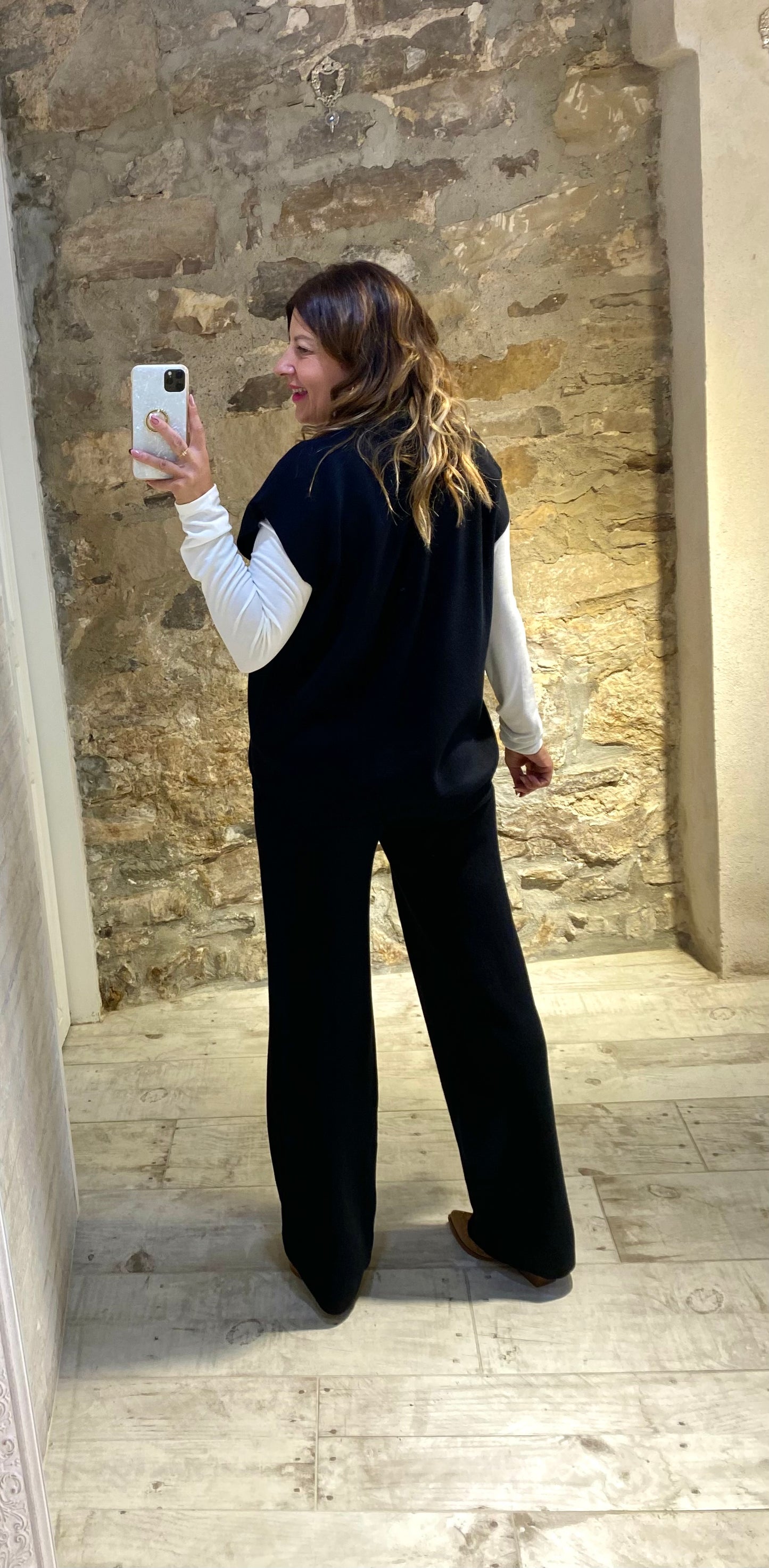 Conjunto Negro, chaleco 3 piezas - Veronique