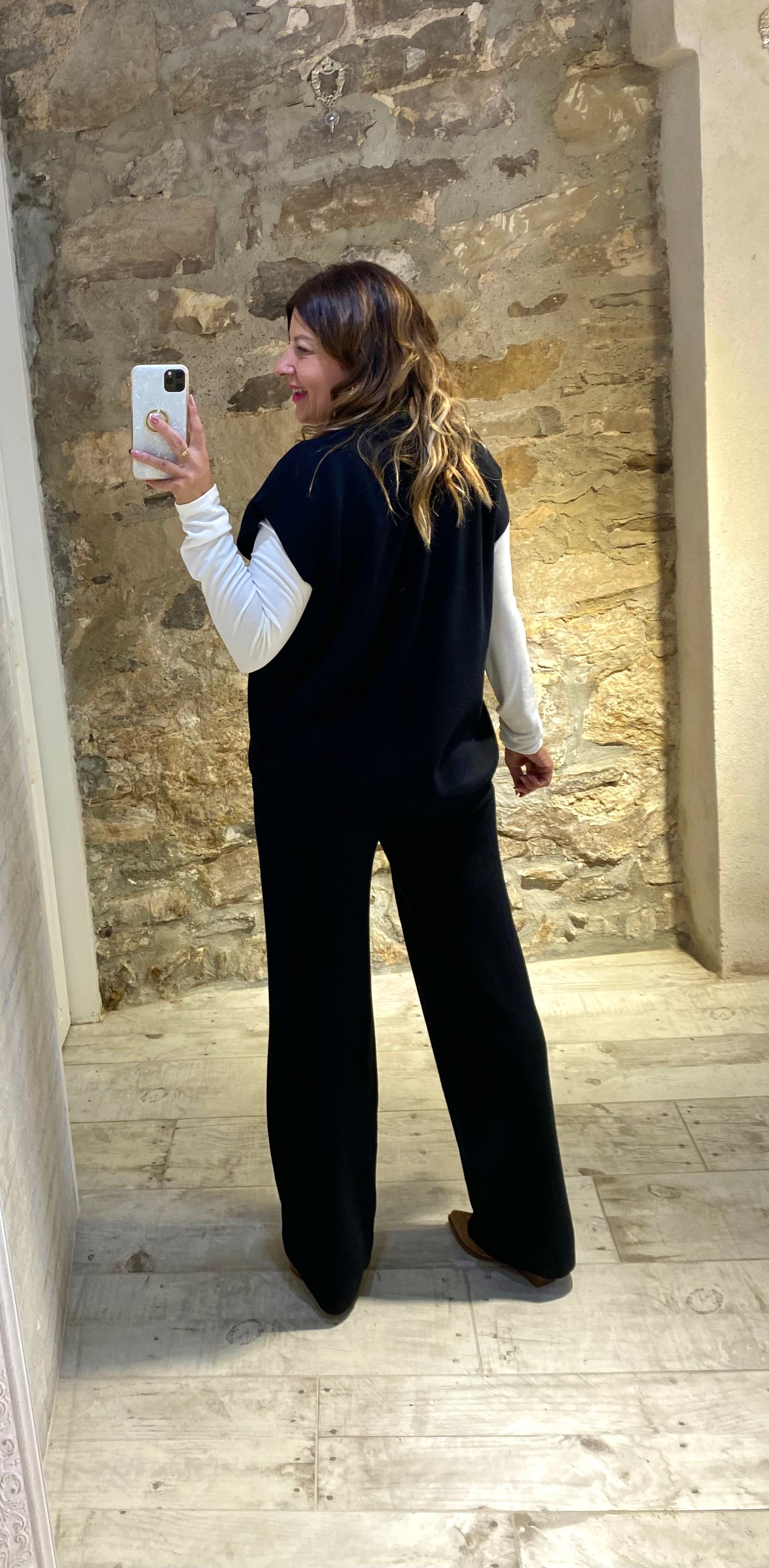 Conjunto Negro, chaleco 3 piezas - Veronique