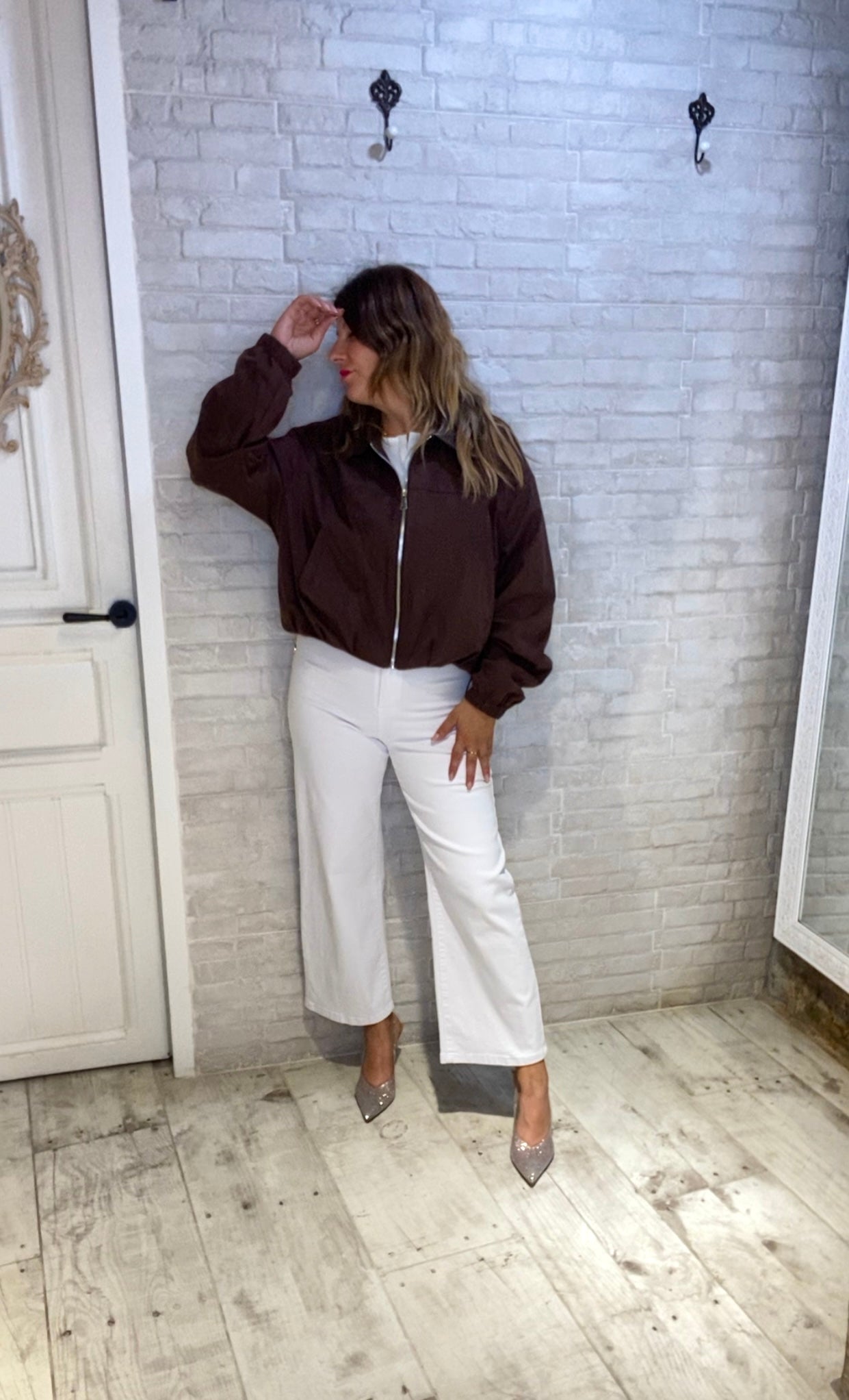 Chaqueta  Bomber Chocolate - Veronique