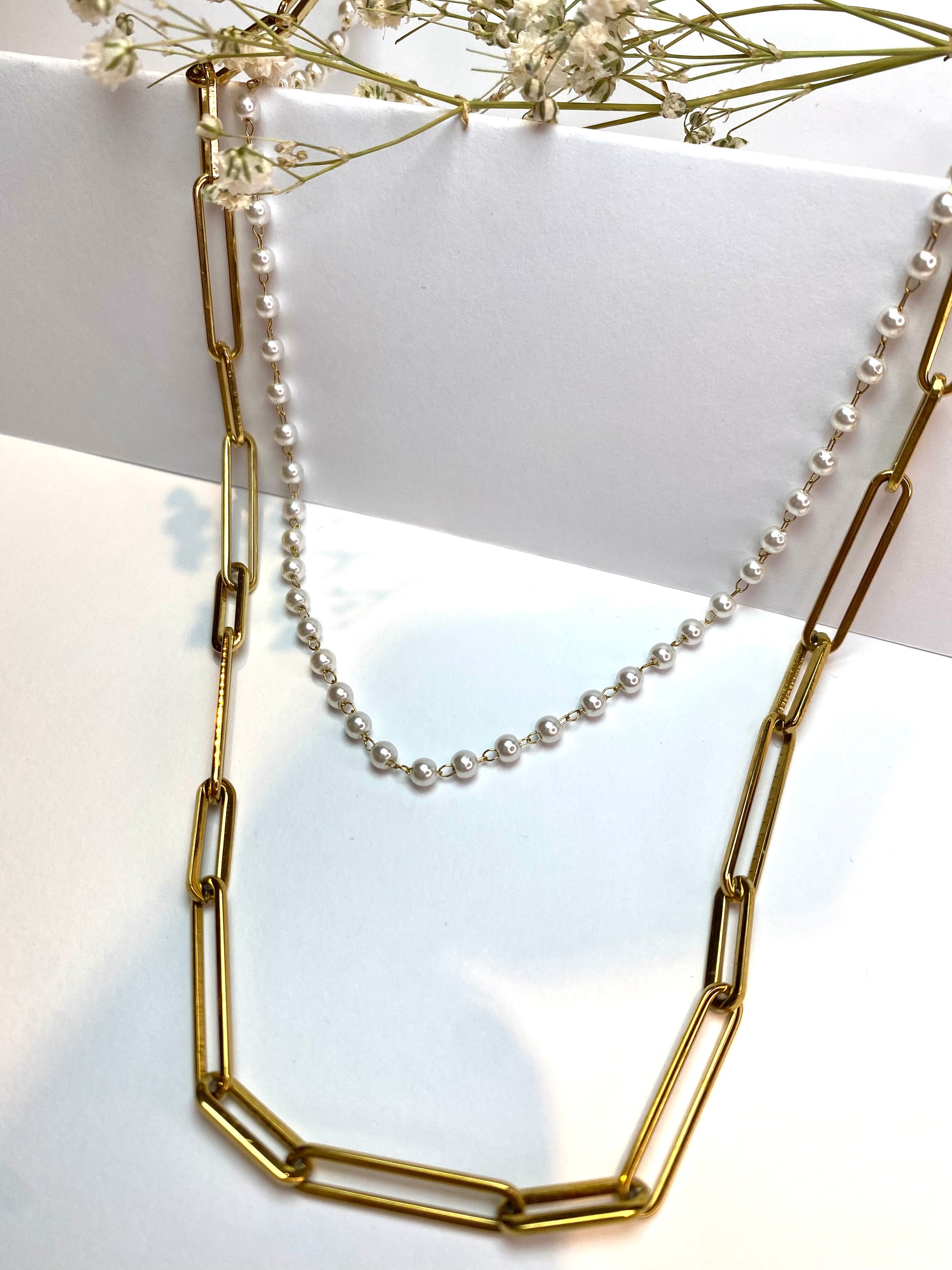 Collar Doble Perla - Veronique
