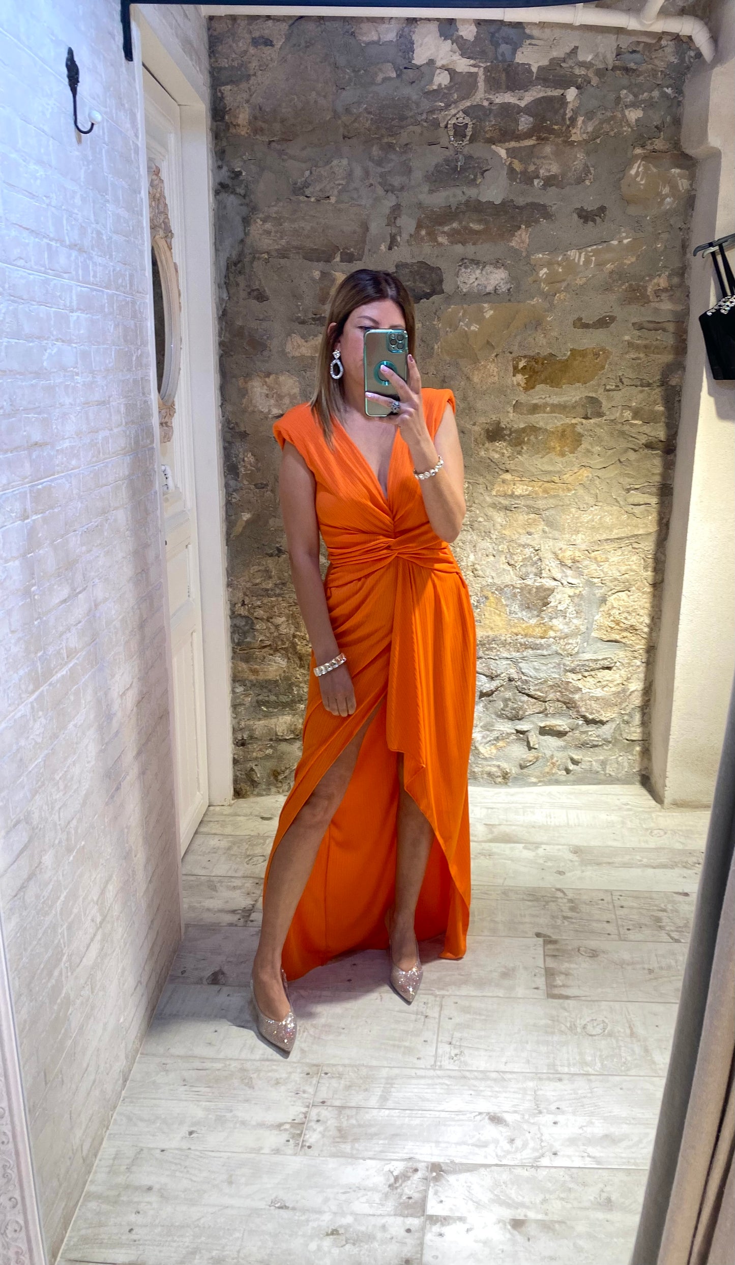 Vestido Nerea Naranja - Veronique