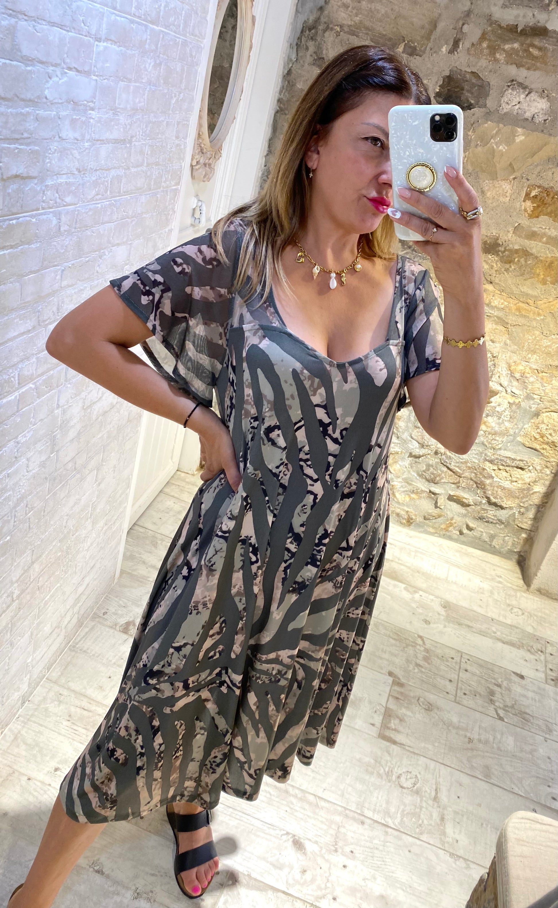 Vestido Camuflaje - Veronique