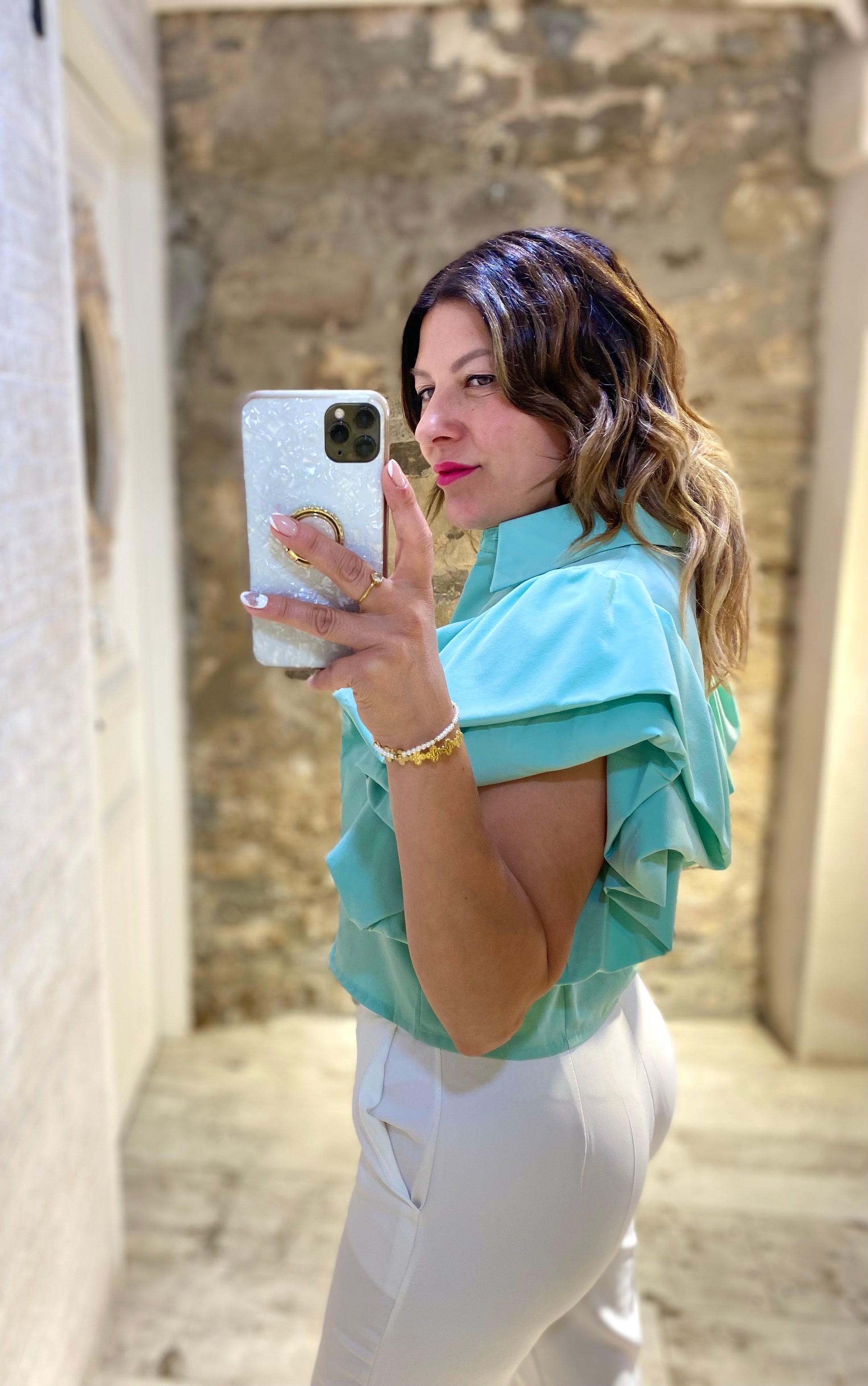 Blusa Hombros Pomposos - Veronique