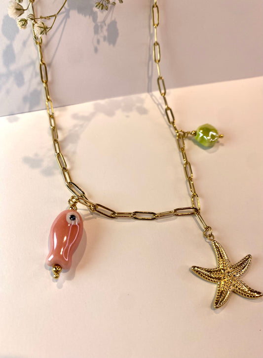 Collar Estrella de Mar y Pececitos - Veronique