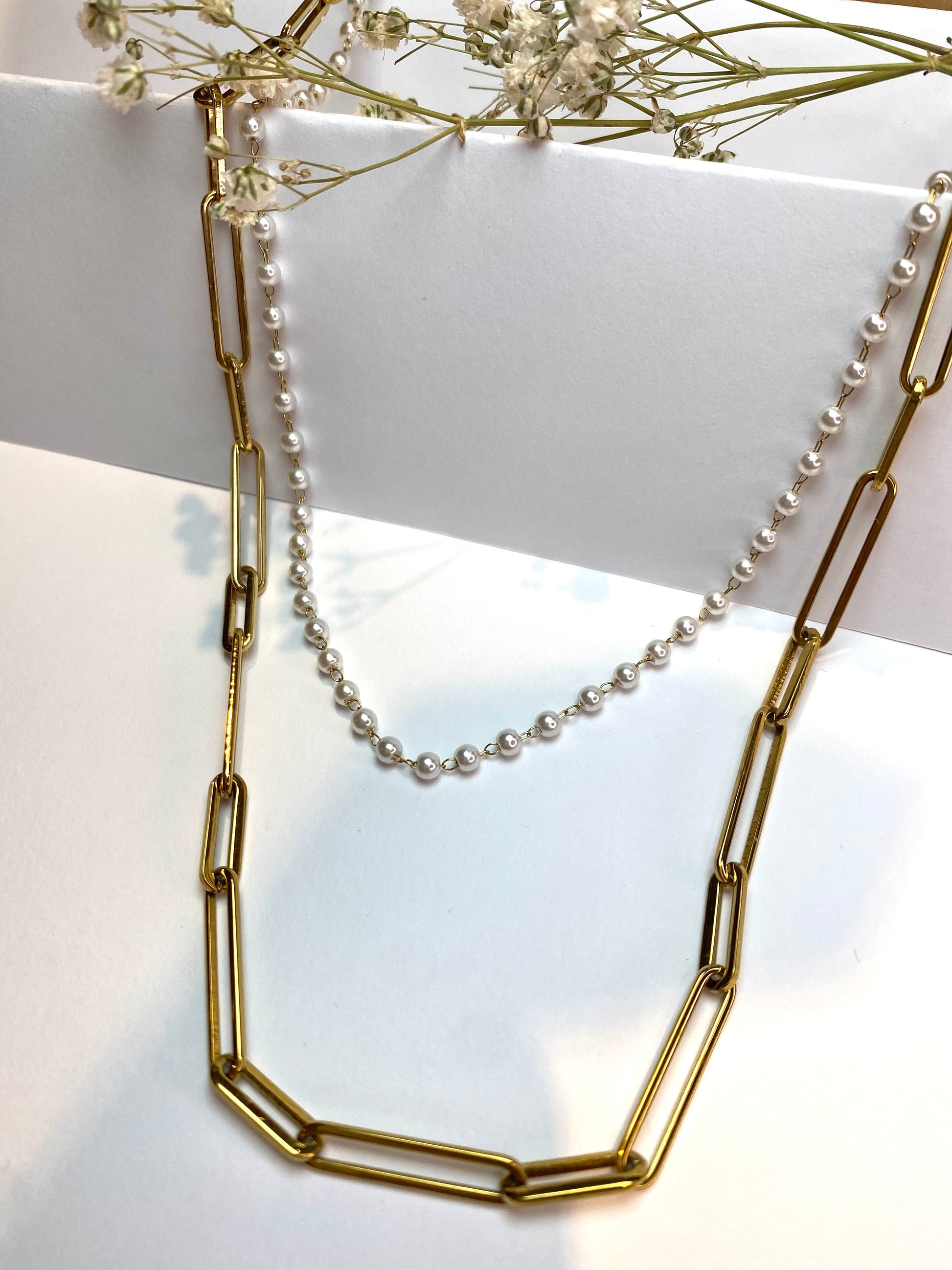 Collar Doble Perla - Veronique