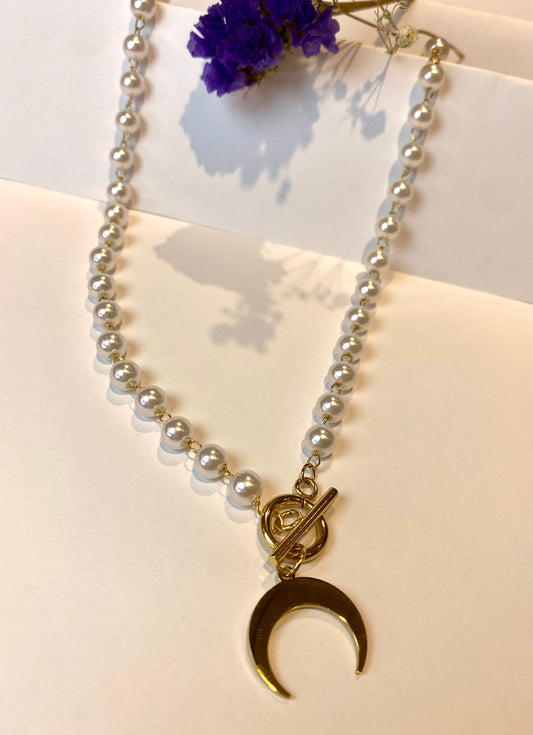 Collar Luna con Perlas - Veronique