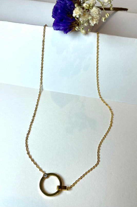 Collar circular brillante - Veronique