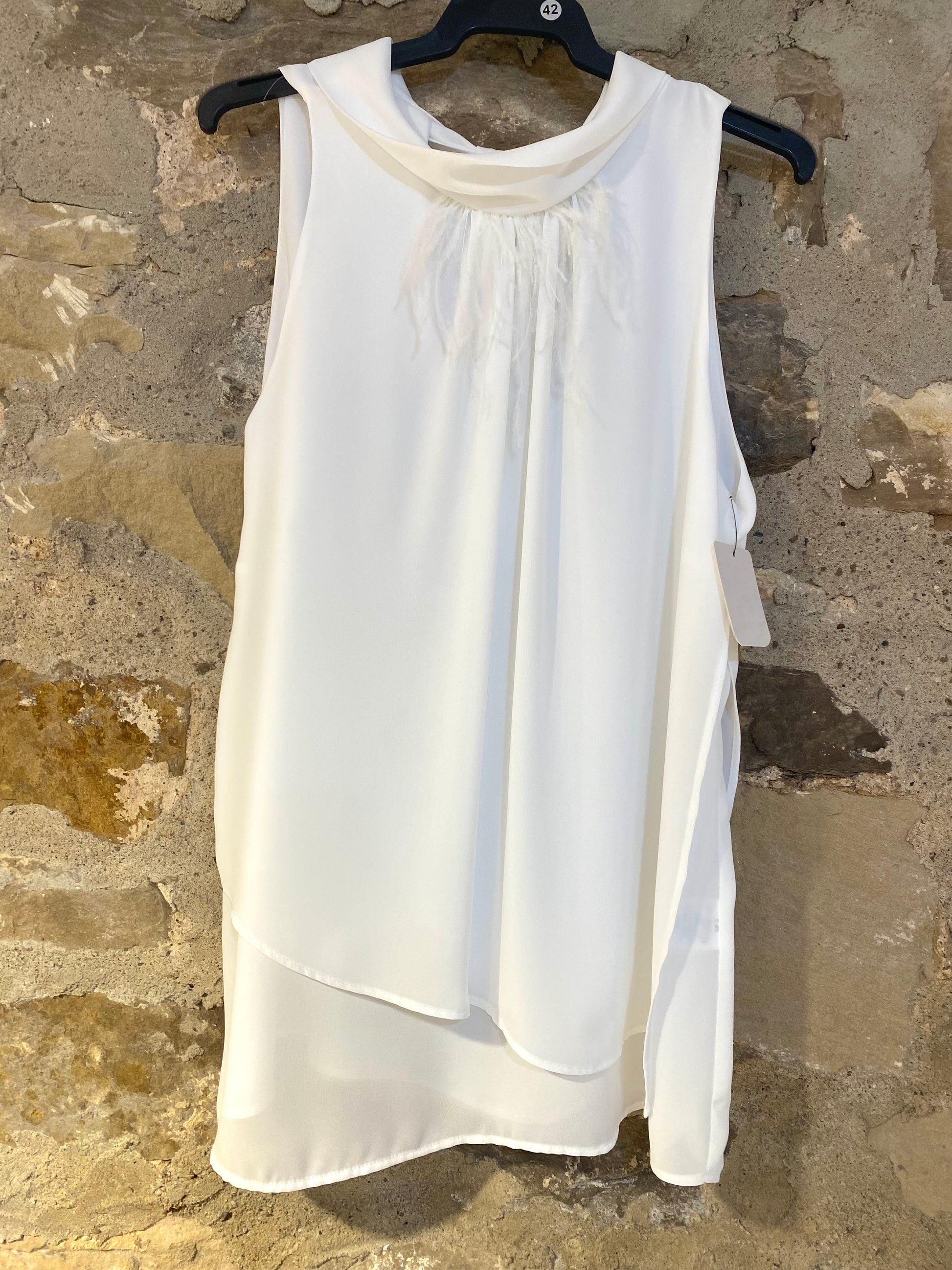 Blusa cuello Blanca - Veronique