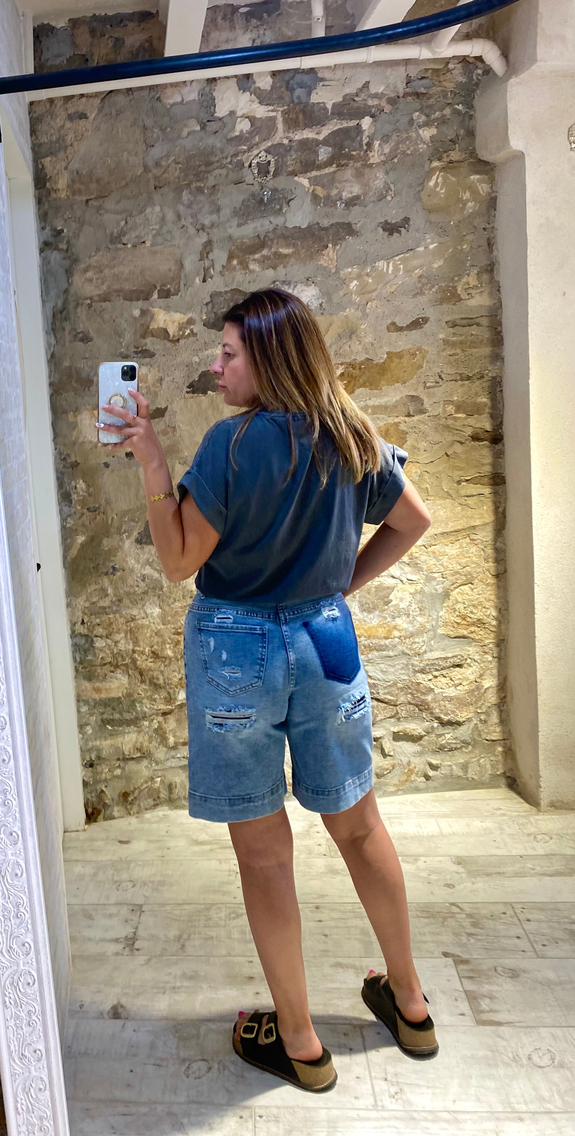 Pantalón corto parches Culete - Veronique