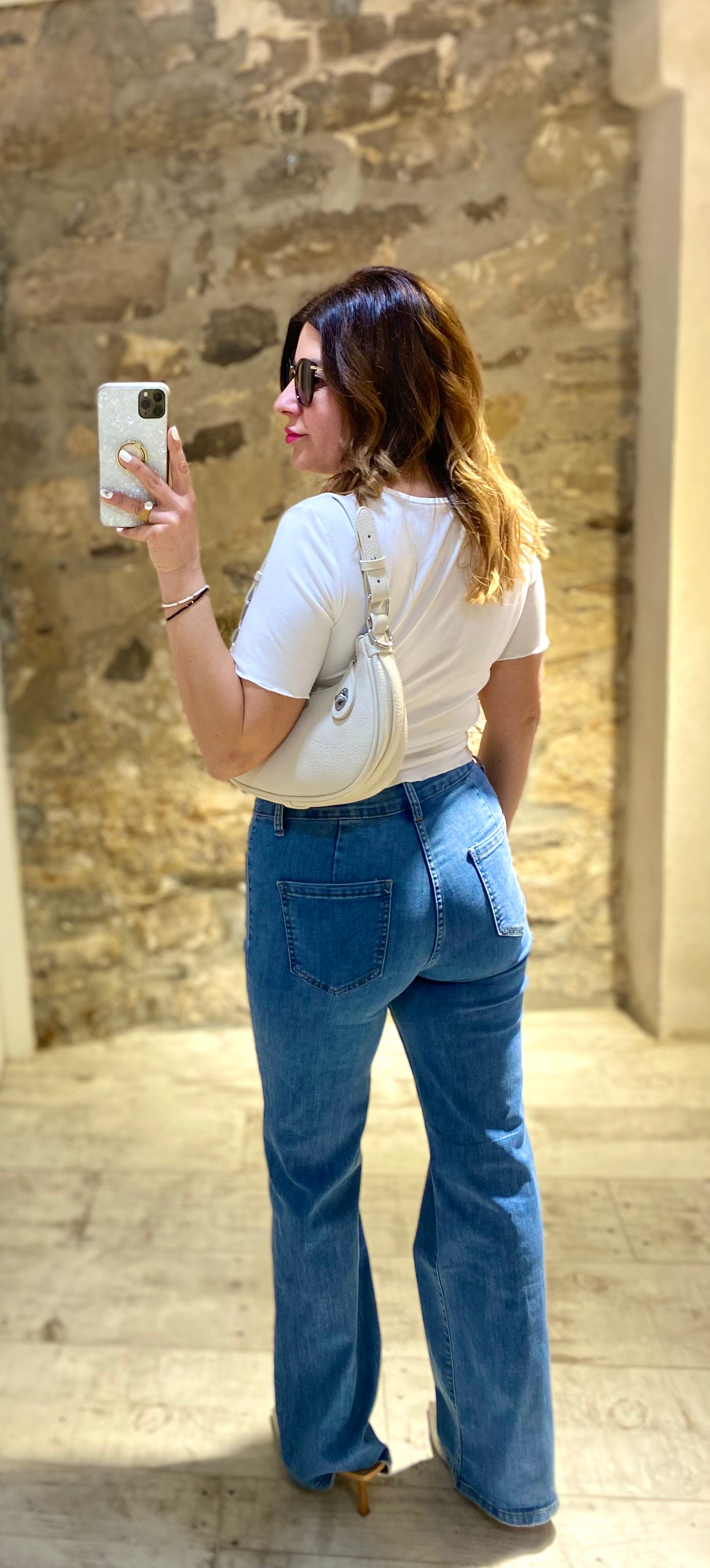 Jean Laura 2 bolsillos cuadrados - Veronique