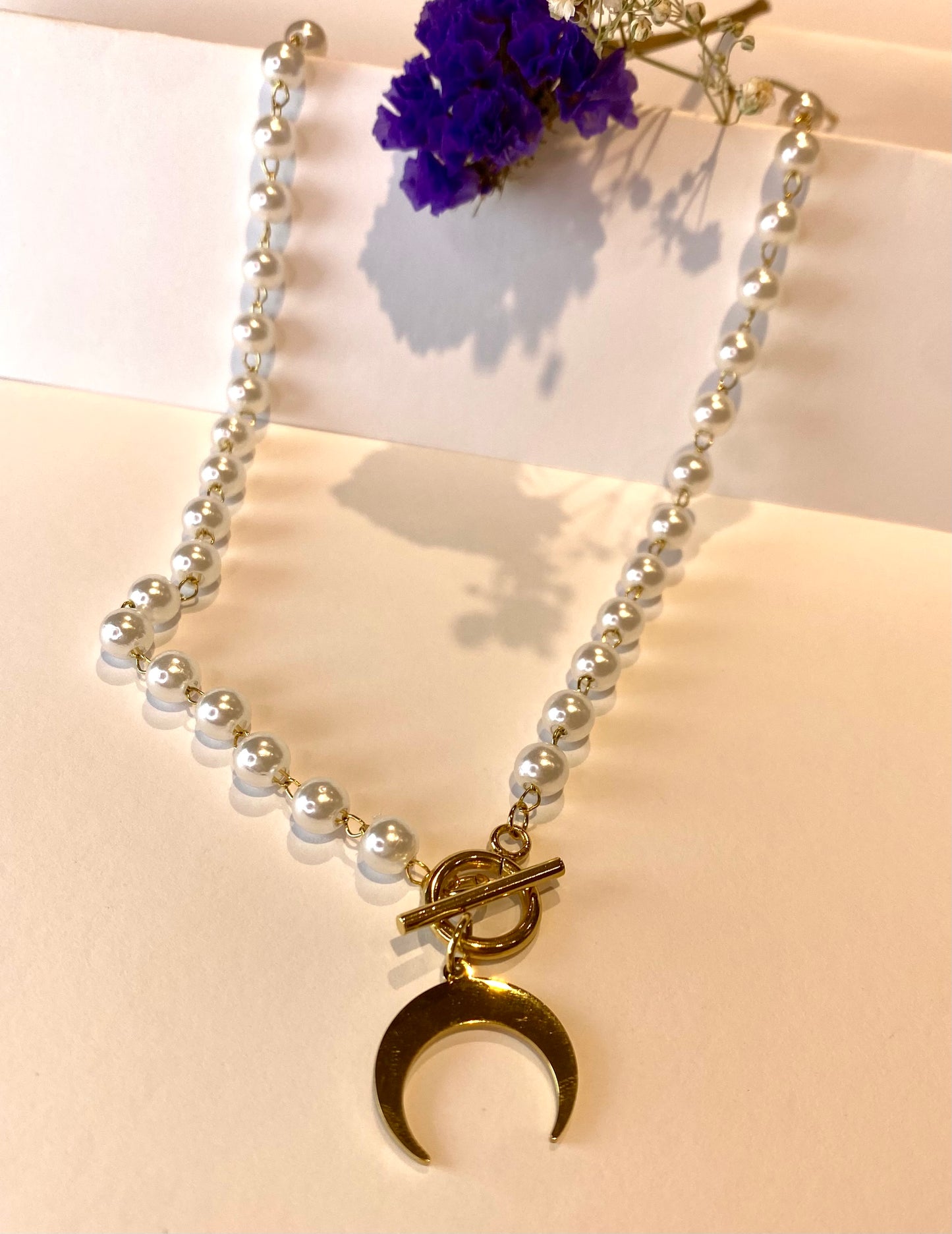 Collar Luna con Perlas - Veronique