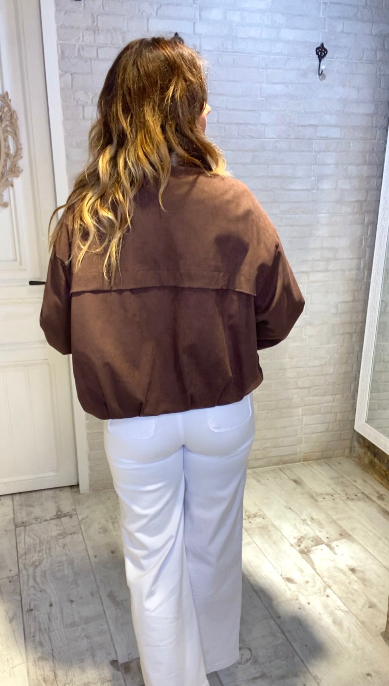 Chaqueta  Bomber Chocolate - Veronique