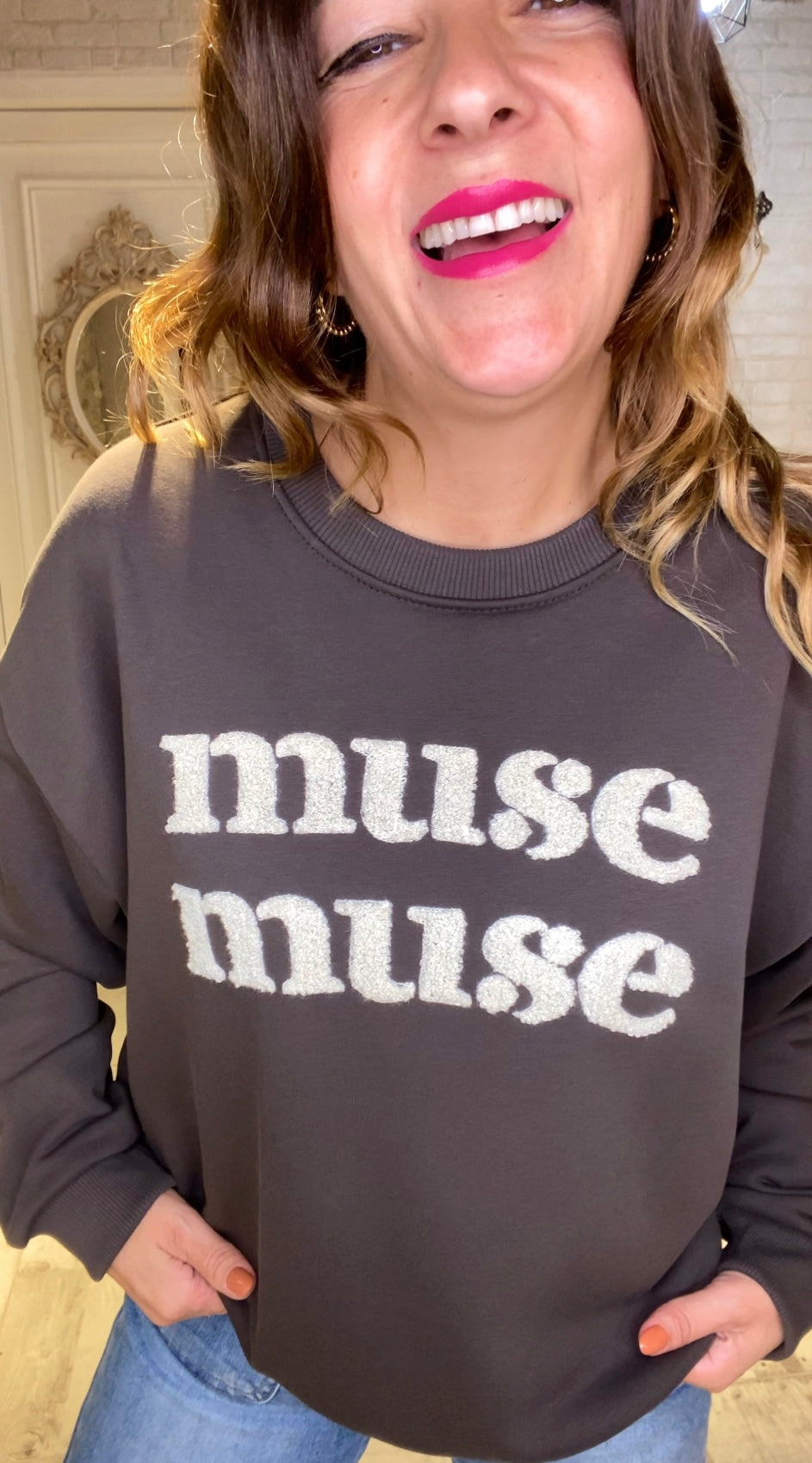 Sudader Marrón muse - Veronique