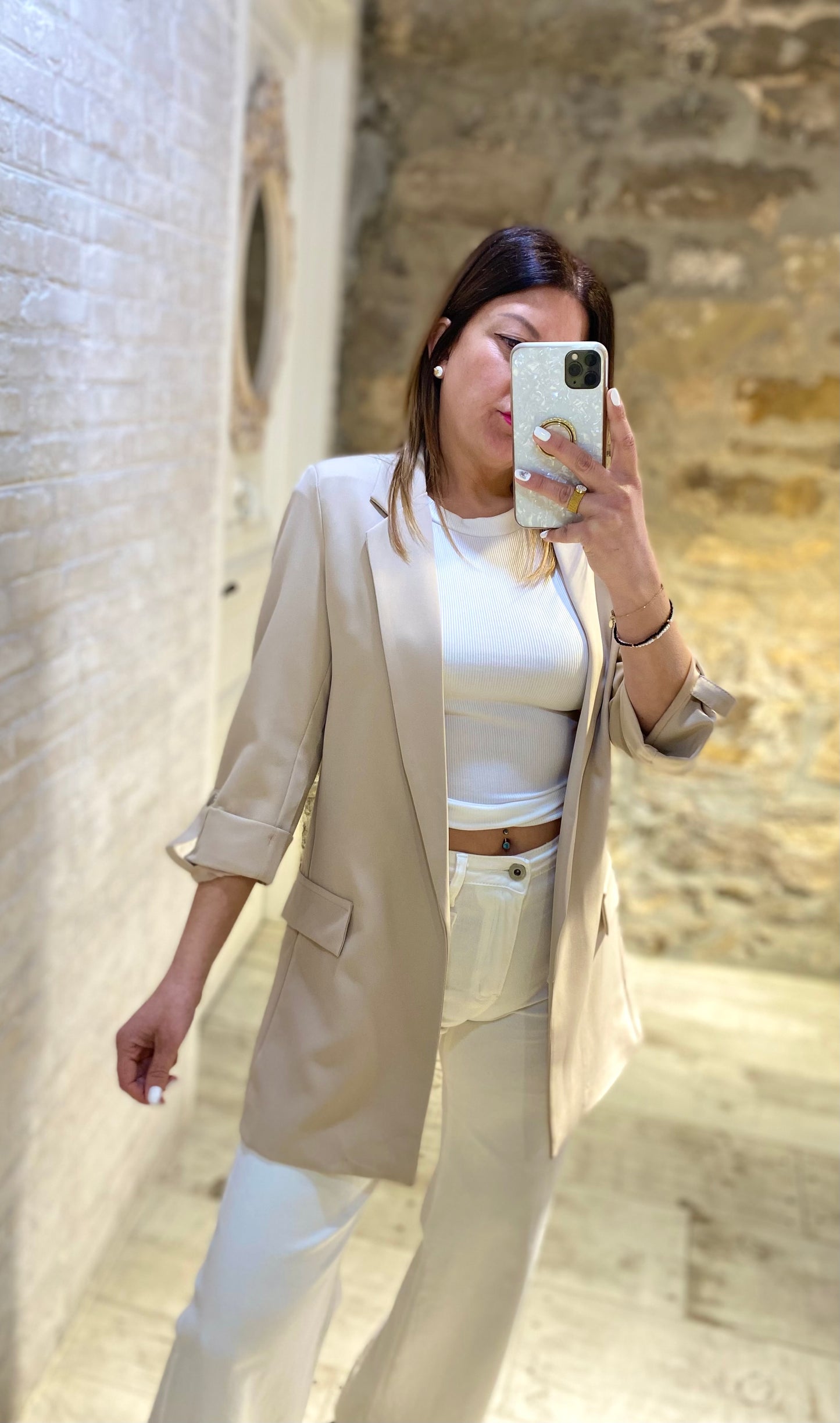 Blazer Beige - Veronique