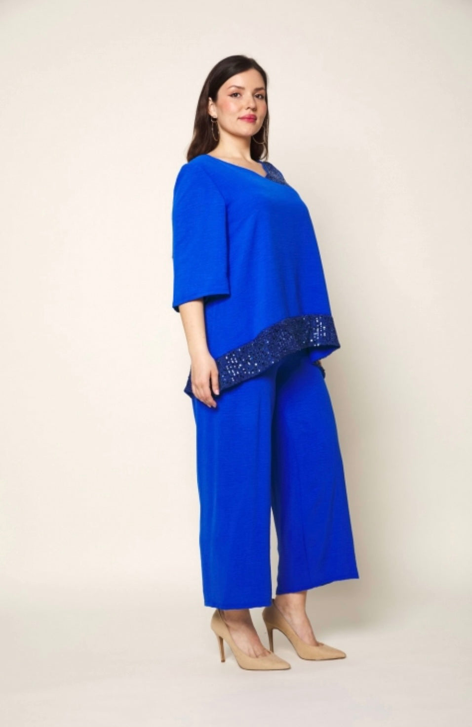 Conjunto Fantasía Lentejuelas Azul - Veronique