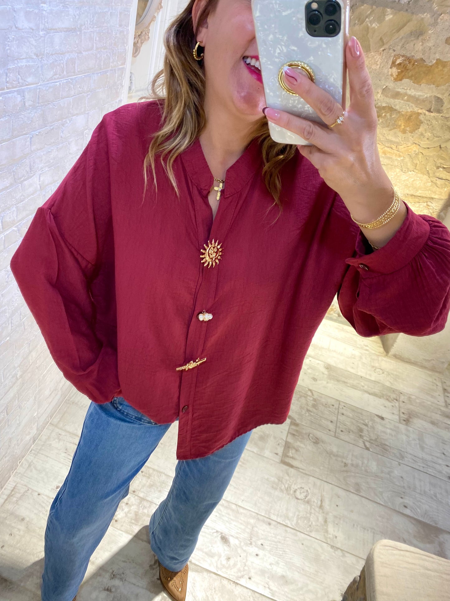 Blusa Vino Sol - Veronique