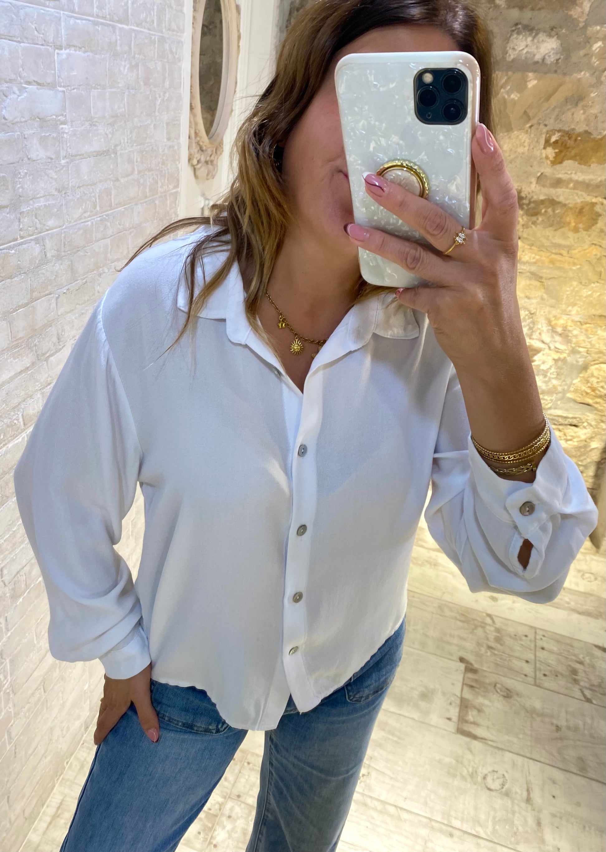Blusa Blanca Daniela - Veronique