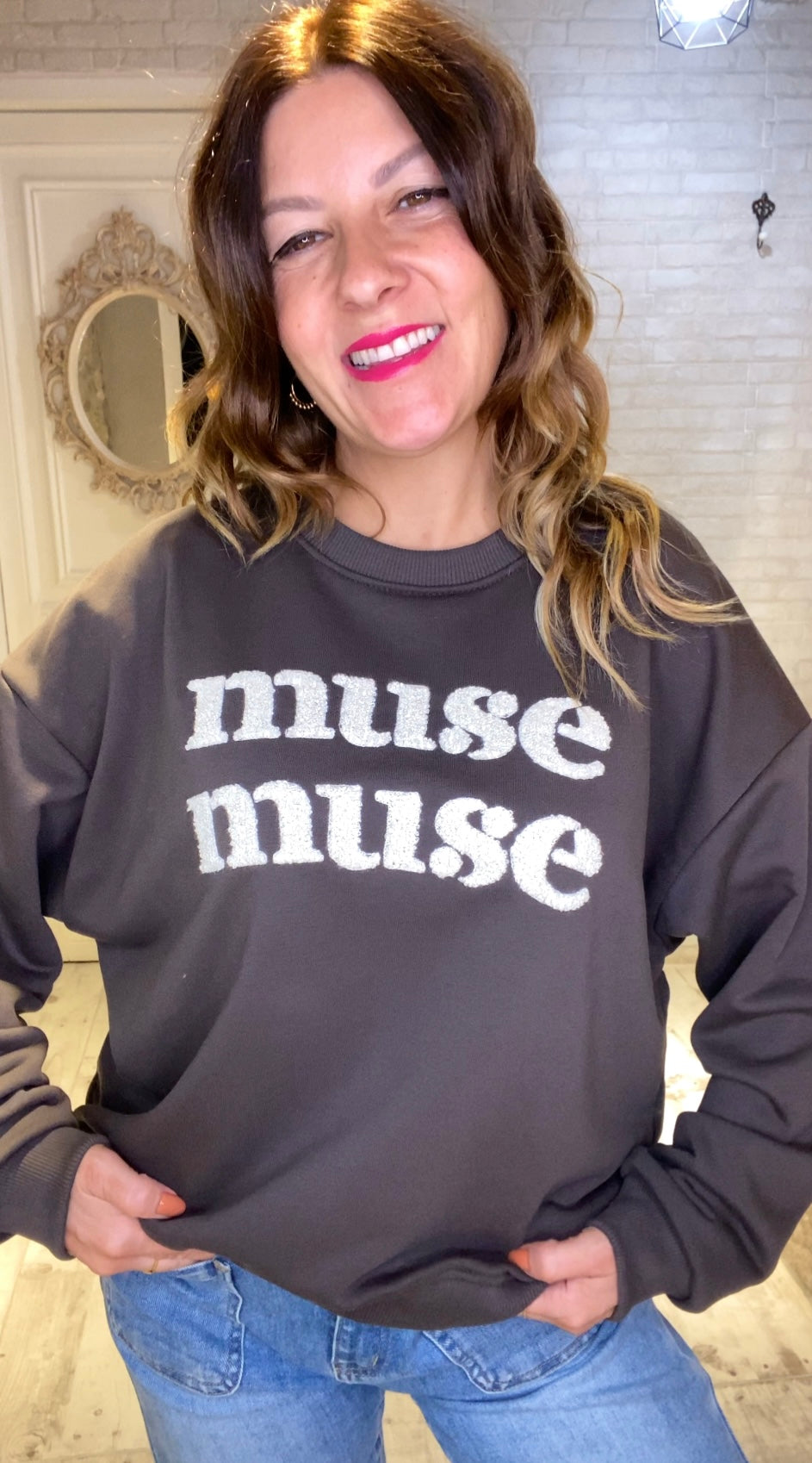 Sudadera Marrón Los Angeles - Veronique