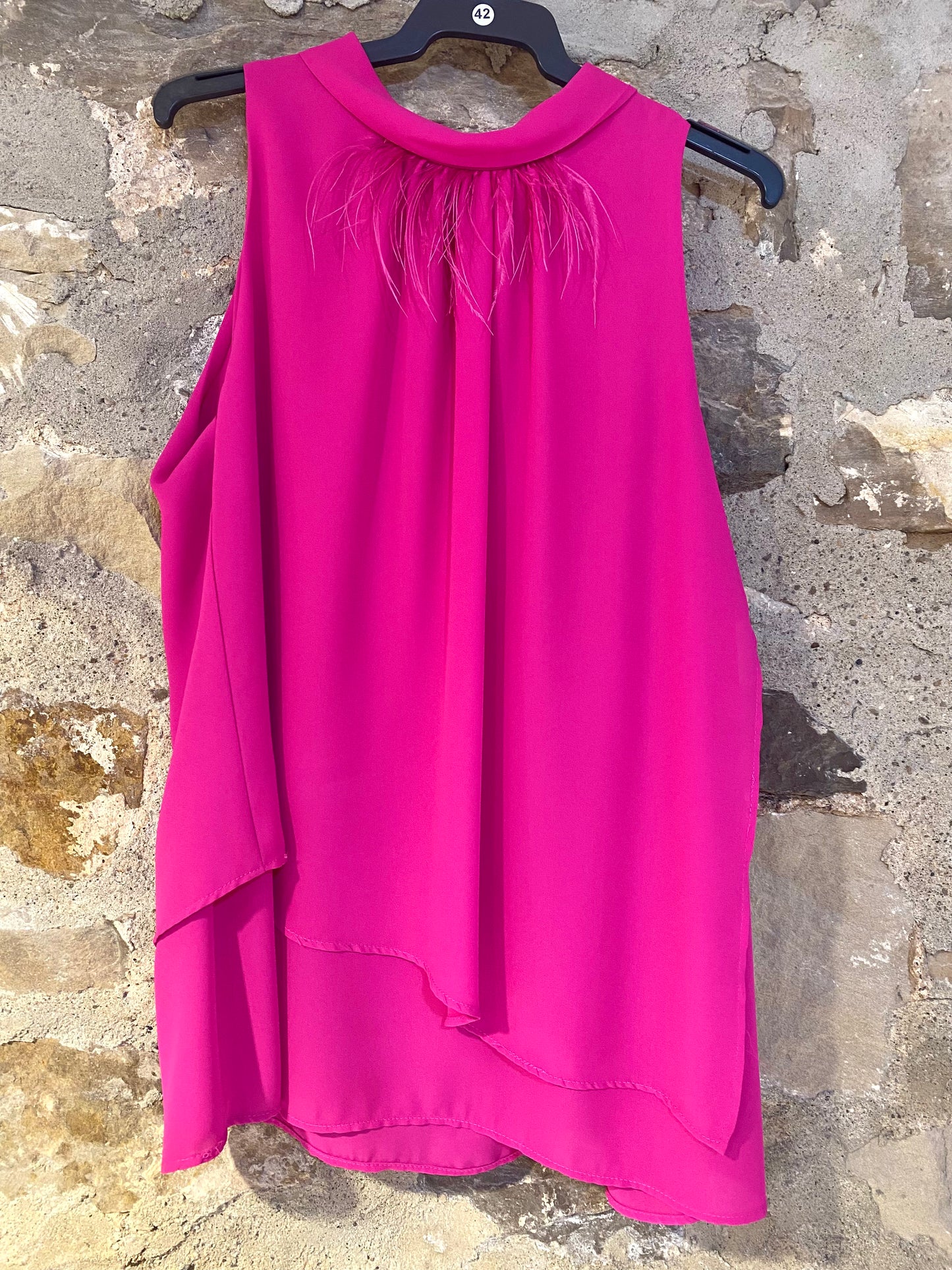 Blusa cuello rosa - Veronique