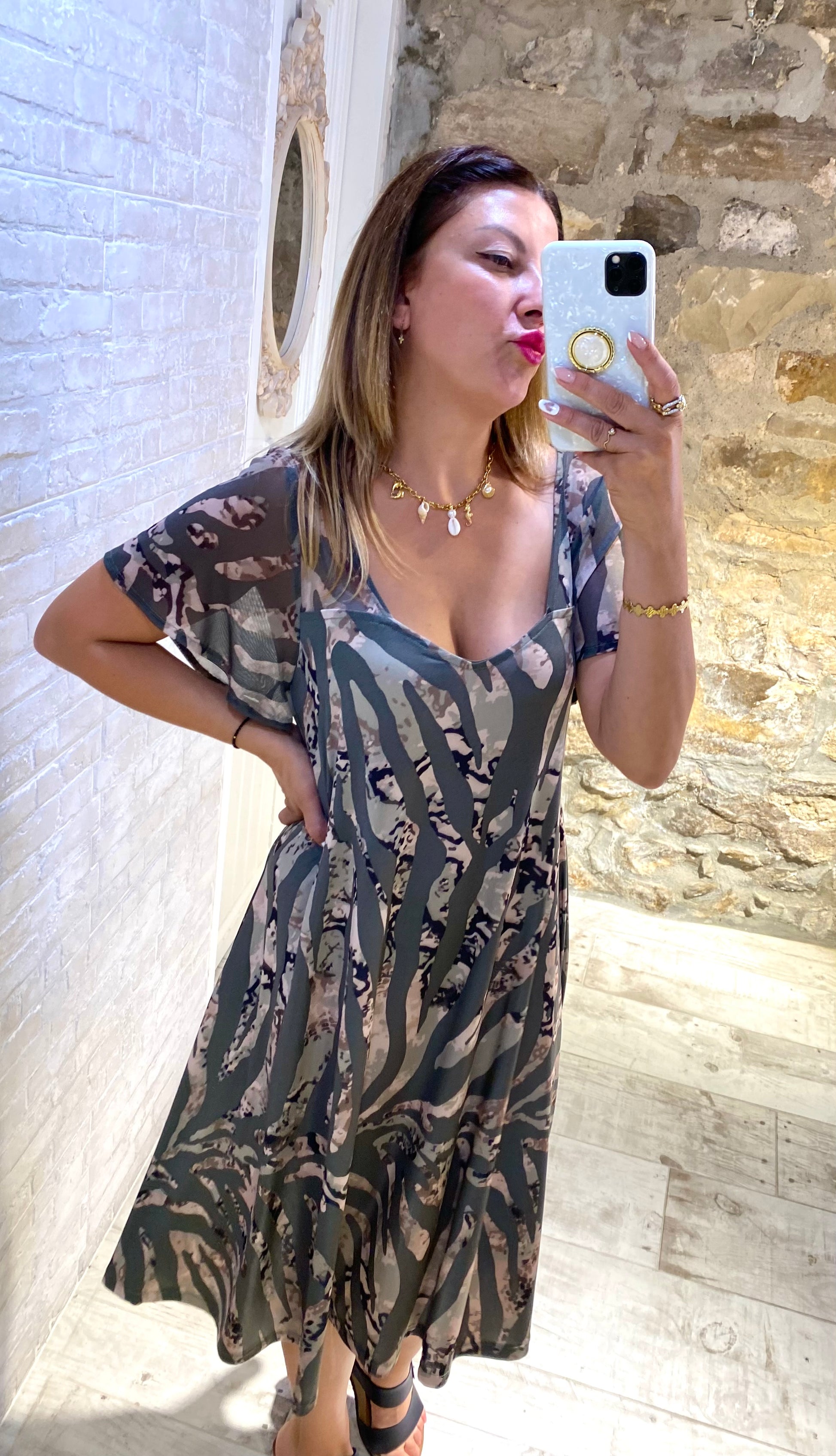 Vestido Camuflaje - Veronique