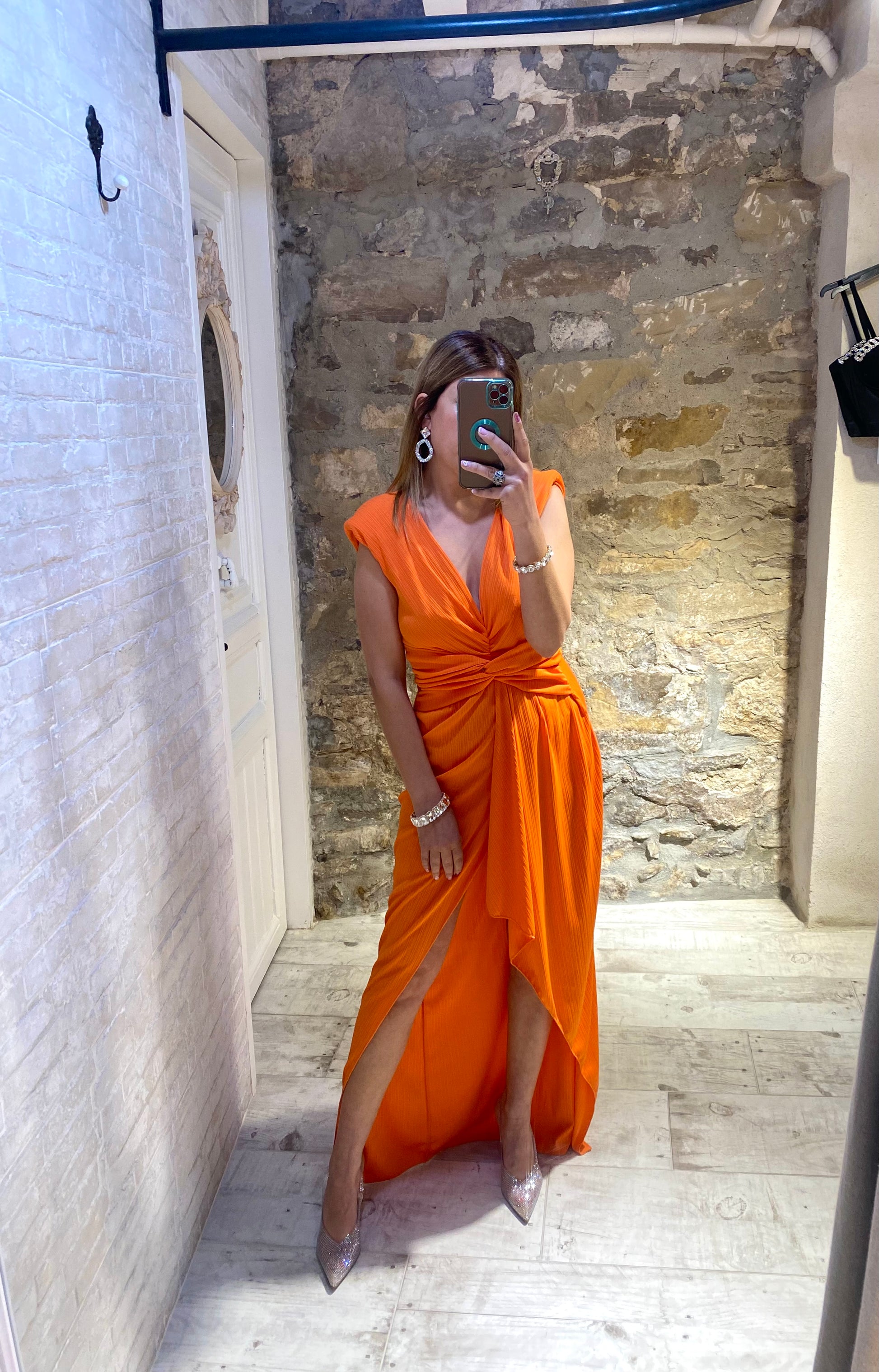 Vestido Nerea Naranja - Veronique