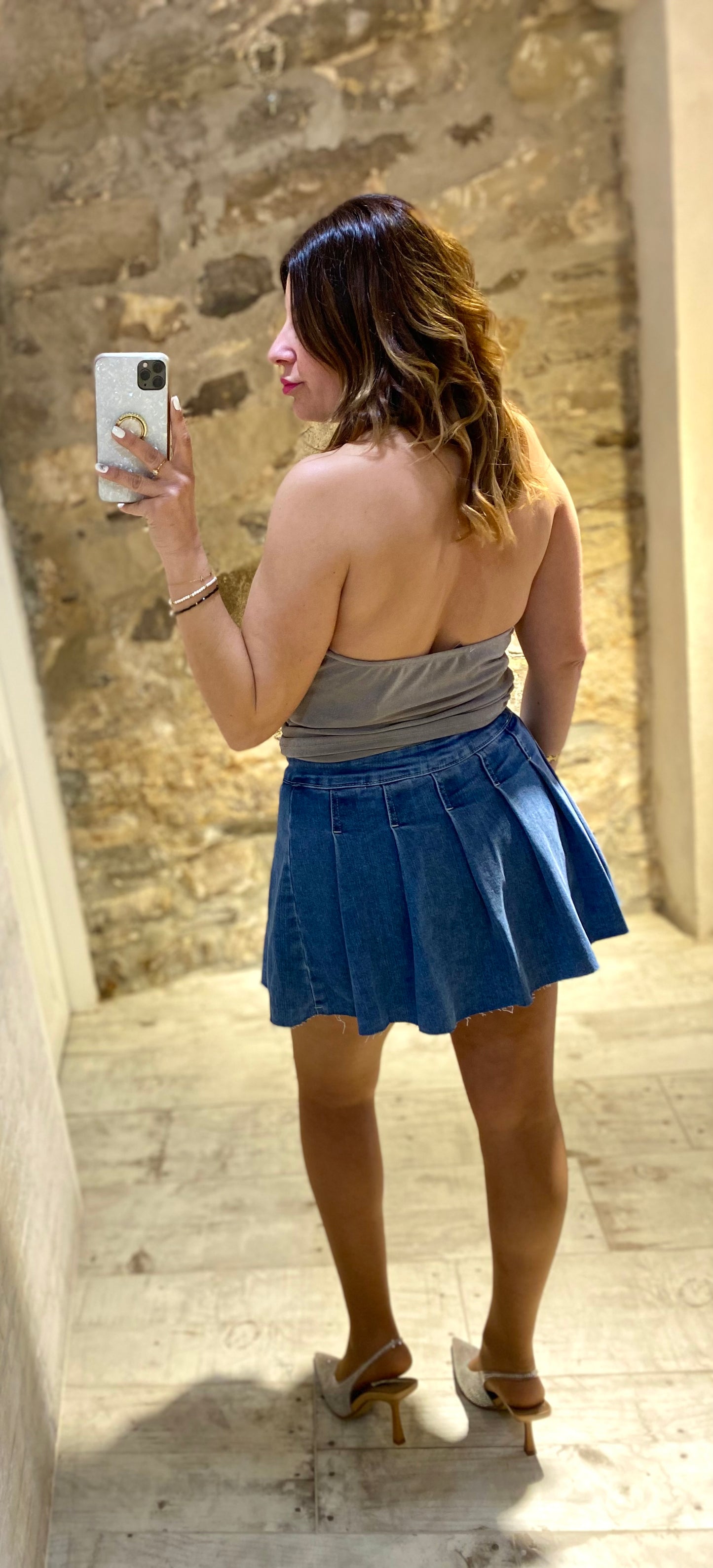 Falda Pantalón Plisada - Veronique