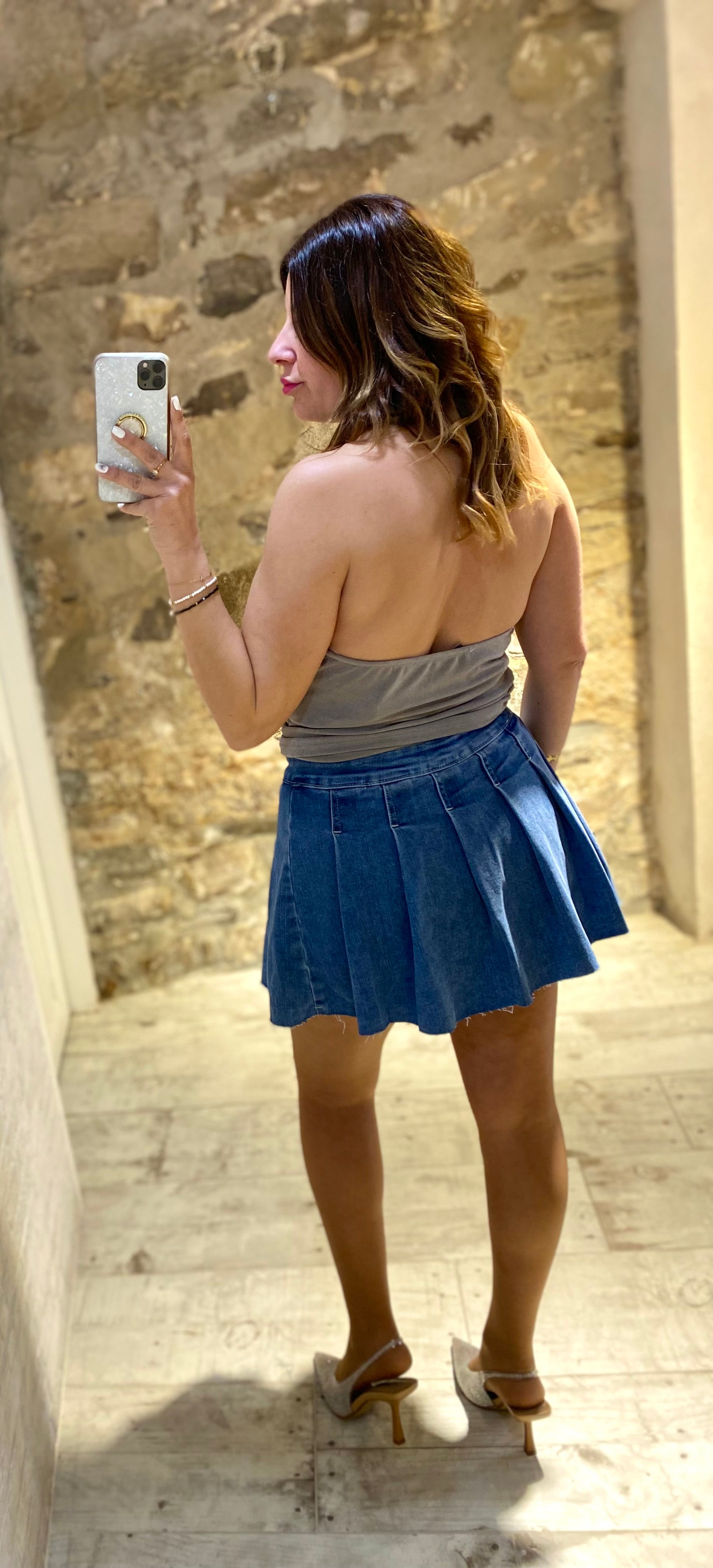 Falda Pantalón Plisada - Veronique