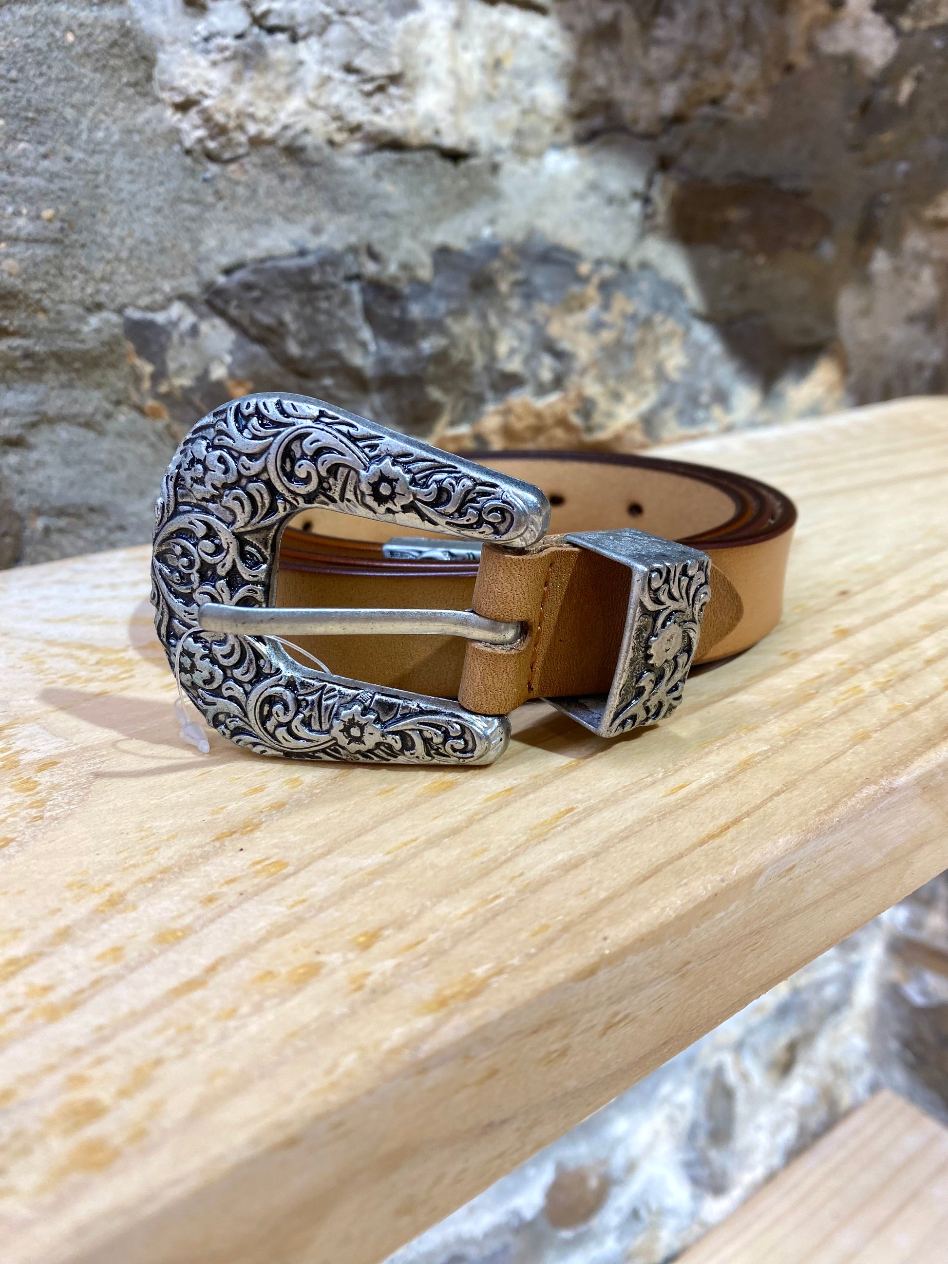 Cinturón Camel Hebilla Roco - Veronique