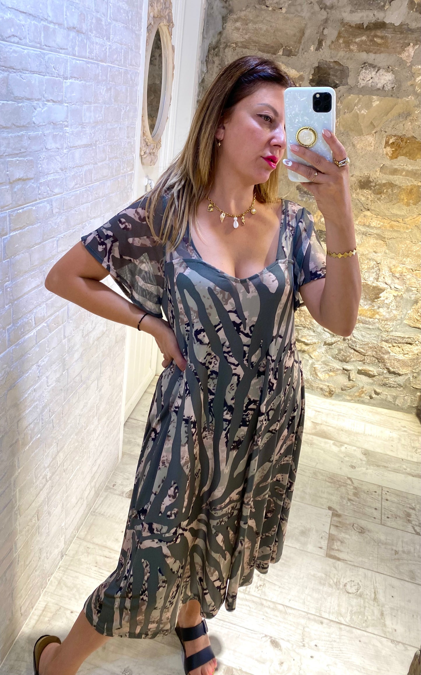 Vestido Camuflaje - Veronique