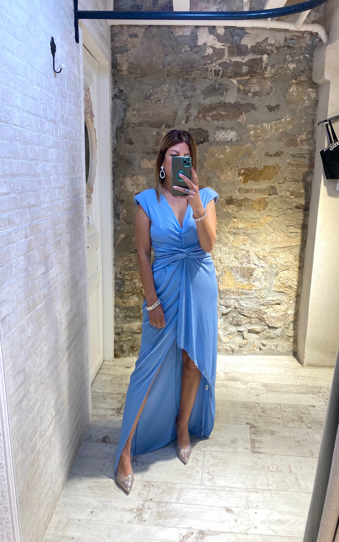 Vestido Nerea Azul - Veronique