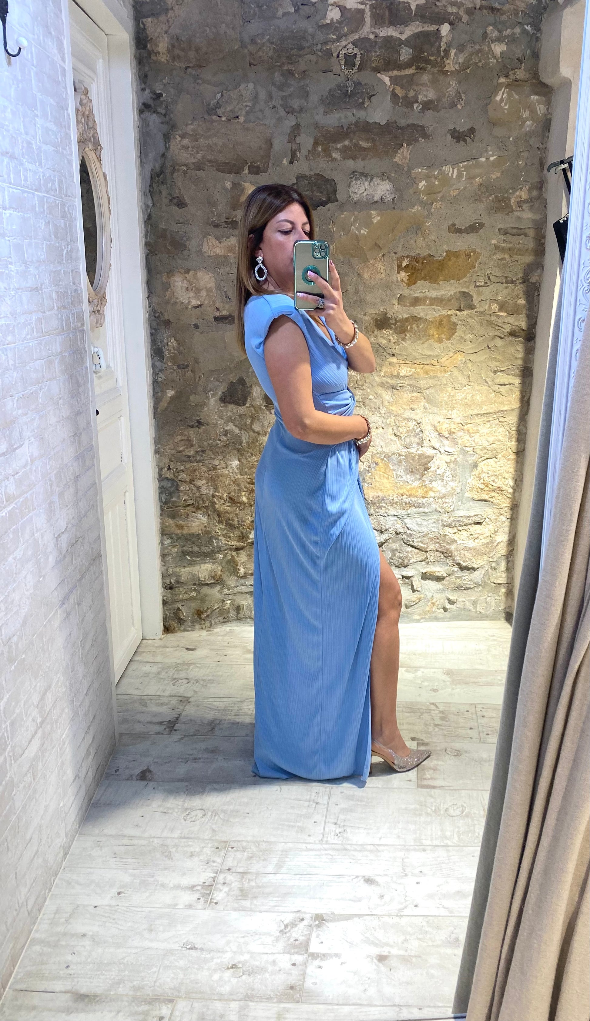 Vestido Nerea Azul - Veronique