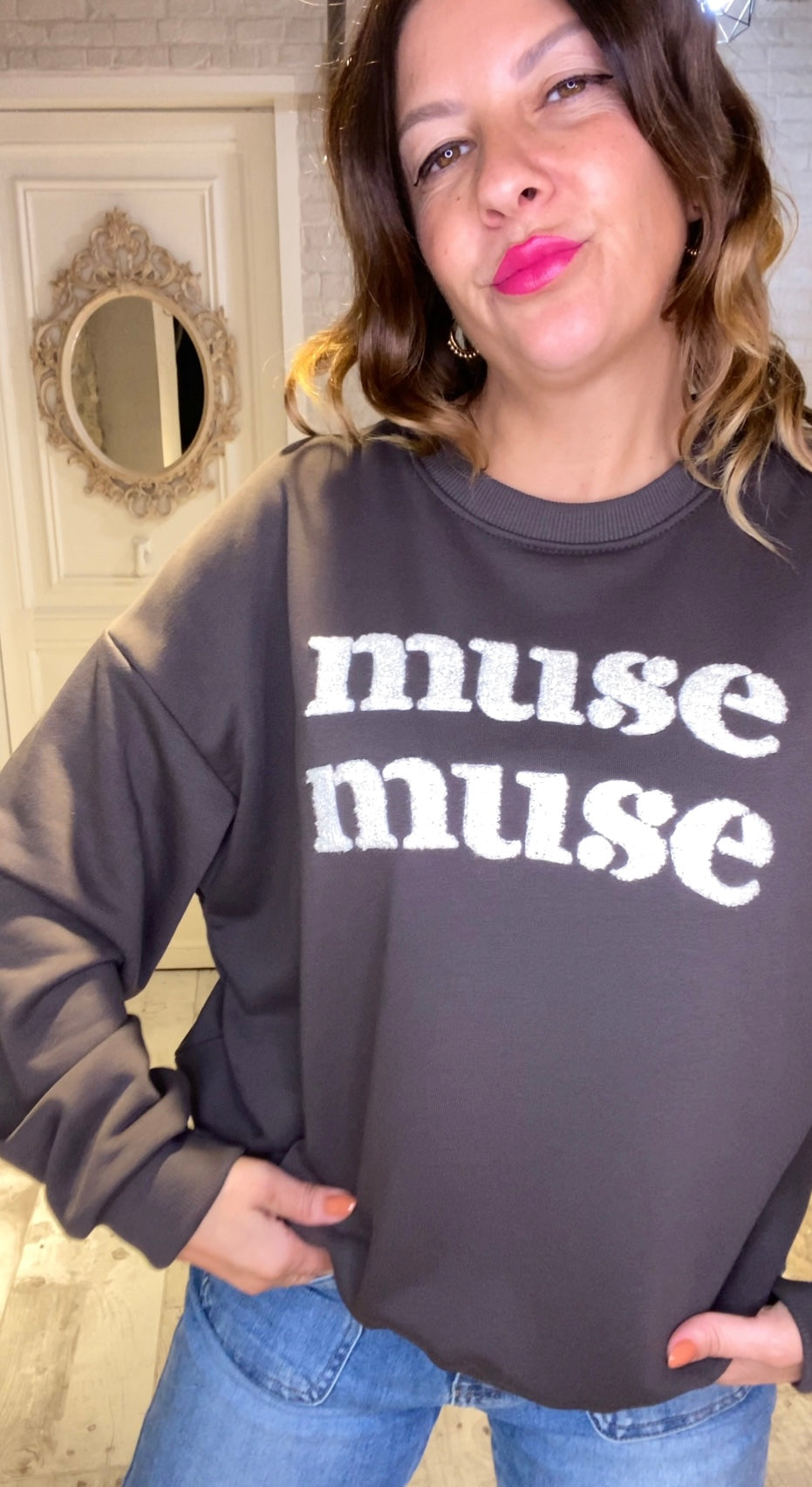 Sudader Marrón muse - Veronique